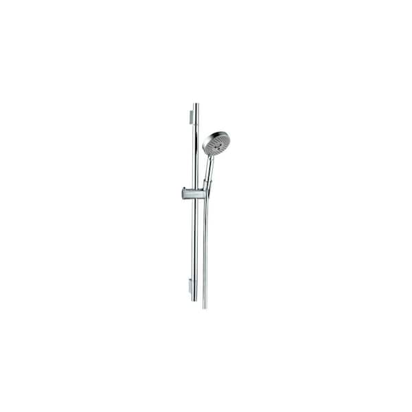 Hansgrohe Unica S 3-Function Spray Wall Bar Set in Chrome