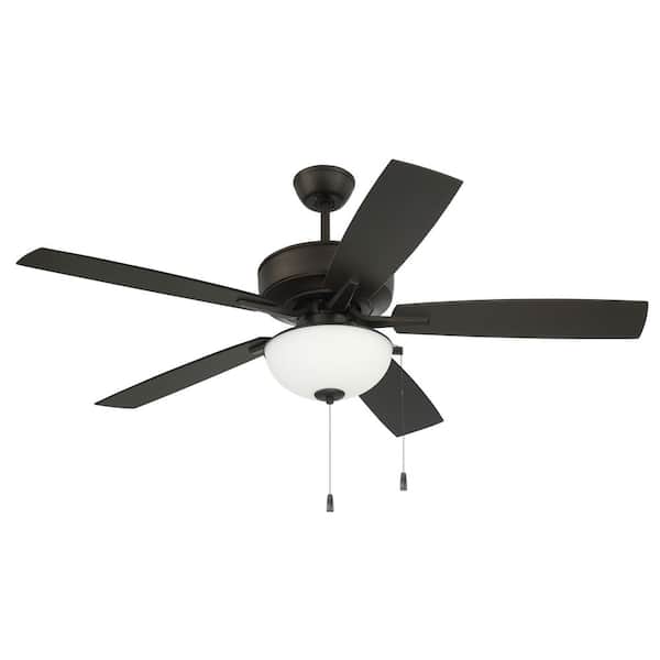 Craftmade Porch Fan 52 in. Indoor/Outdoor Ceiling Fan with Bowl Light