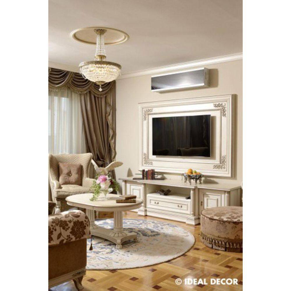 Primed White Polyurethane Crown Moulding Set of 2