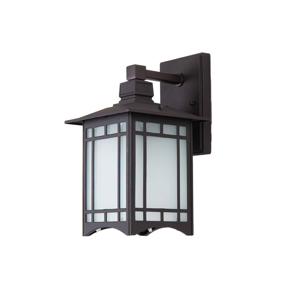 Remington 1Light Black Outdoor Wall Lantern Sconce TD24W8B The Home