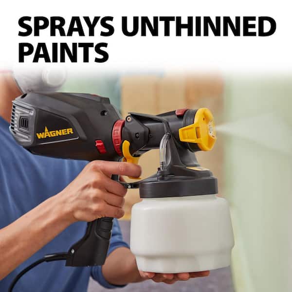 Paint Zoom Deluxe 3000 Series 30 oz. Paint Containers, Handheld HVLP Paint Sprayer, 700 Watt Spray Gun Tool, 3 Spray Patters