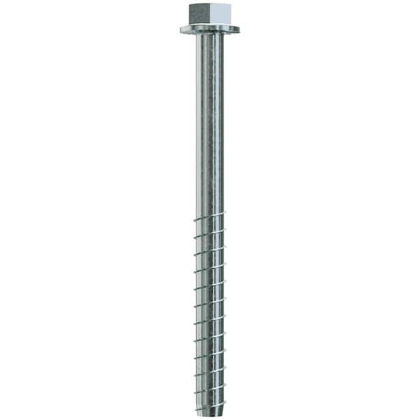 Titen HD 3/4 in. x 10 in. Zinc-Plated Heavy-Duty Concrete and Masonry Screw Anchor (5-Piece)
