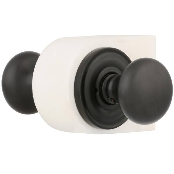 Basics Tulip Door Knob, Passage, Matte Black, Door Knobs -   Canada