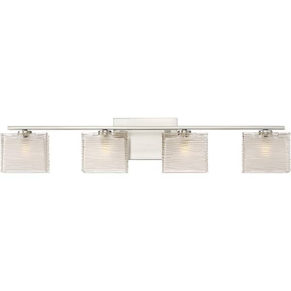 Westcap 4-Light Brushed Nickel Vanity Light
