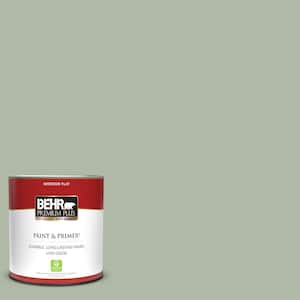 1 qt. #N390-3 Jojoba Flat Low Odor Interior Paint & Primer