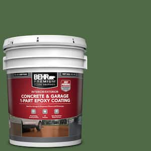 5 gal. #M400-7 Garden Cucumber Self-Priming 1-Part Epoxy Satin Interior/Exterior Concrete and Garage Floor Paint