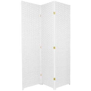 6 ft. White 3-Panel Room Divider