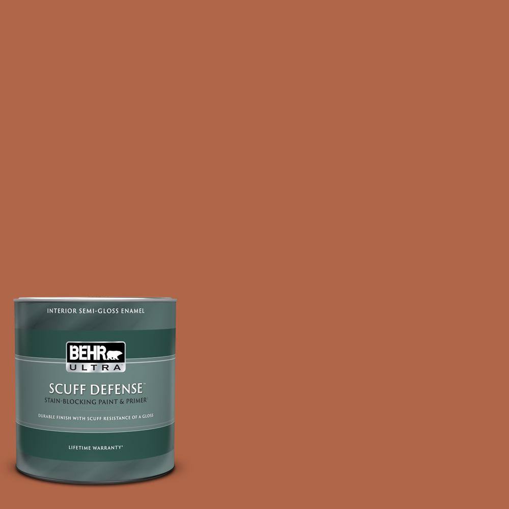 BEHR ULTRA 1 qt. M2007 Rusty Gate Extra Durable SemiGloss Enamel