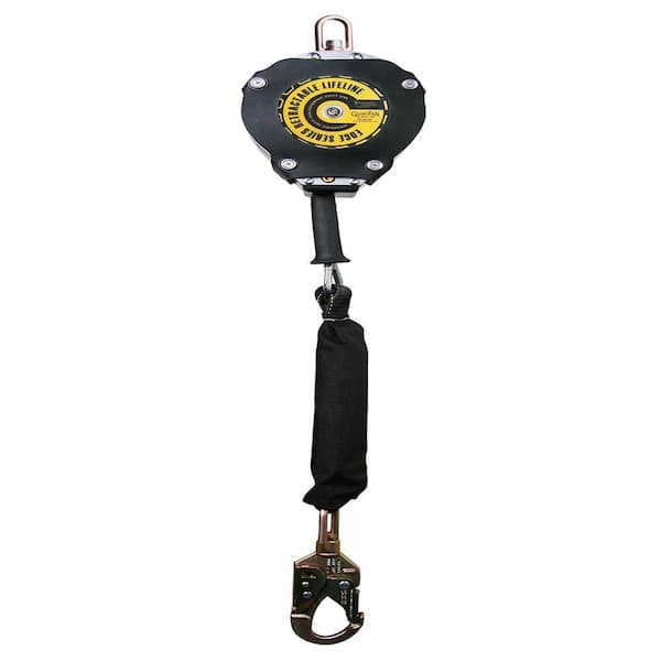 Guardian Fall Protection 65 ft. Heavy Duty Self Retracting Lifelines with Heavy Duty Shock Pack and Removable Protective Cover