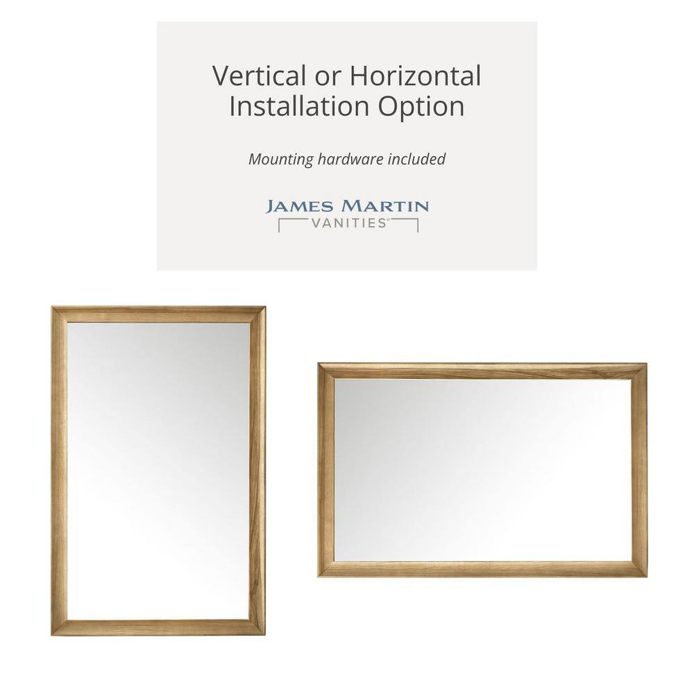 Glenbrooke Smokey Celadon 48" x 40" Rectangular Wood Framed Mirror