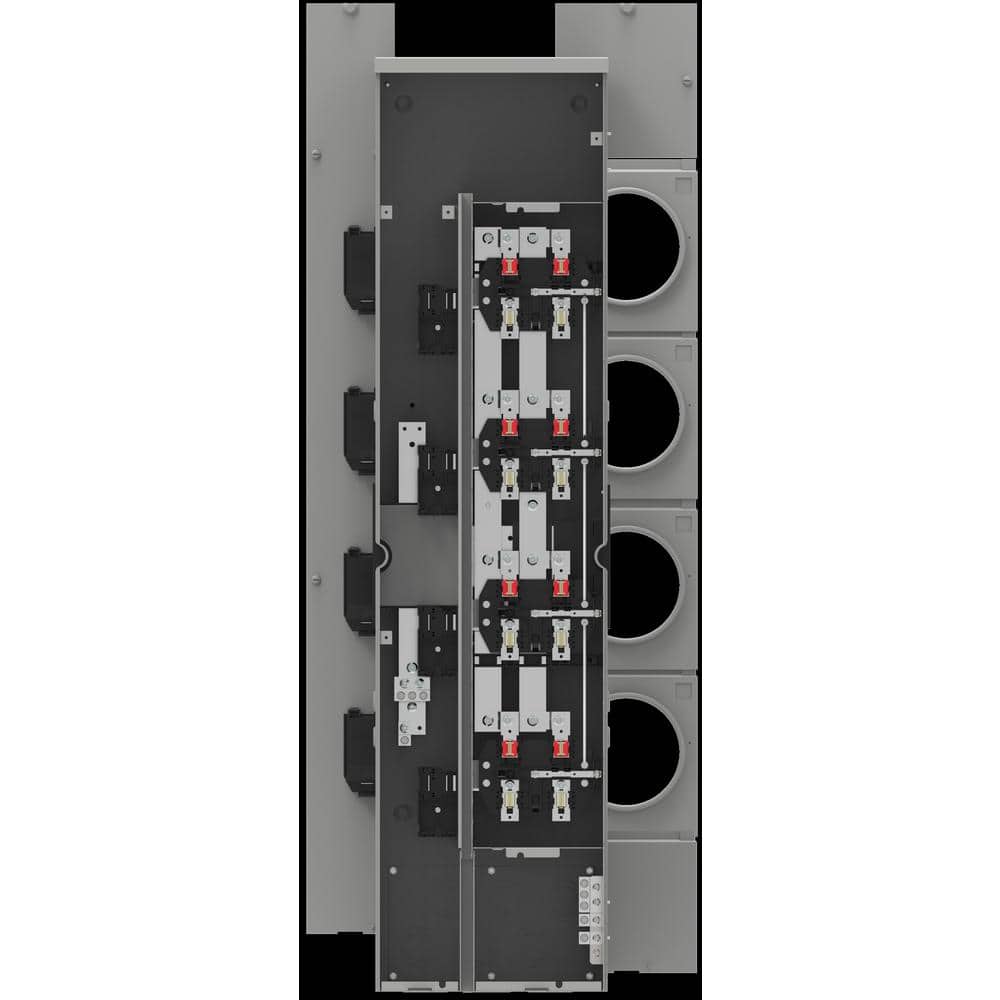 Outdoor 125 Amp, 4 Jaw, 4 Position, Ring Type Residential Meter Stack price history on PriceWatchPro