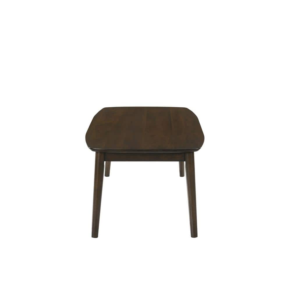 Felix Dark Walnut 3-Piece Rectangular Wood Coffee Table Set
