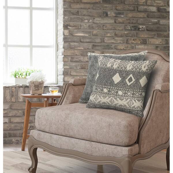 modern rustic throw pillows