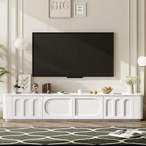 70.9 in. TV Stand Modern Entertainment Center Media Console with 2-Cabinets and 2-Drawers to 75 in.