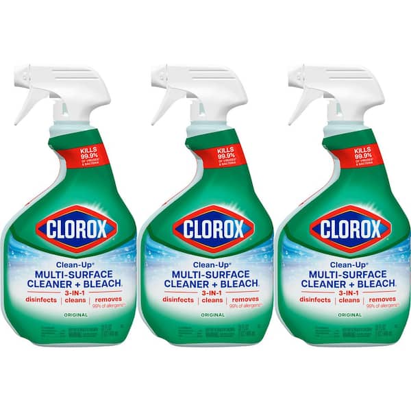 Clorox Clean-Up 32 oz. Original Scent All-Purpose Cleaner with Bleach Spray (3-Pack)