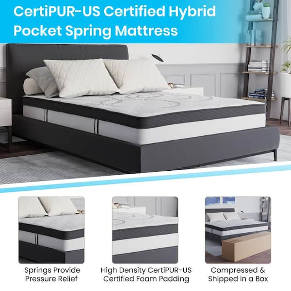 Shop CourtyardFoam Mattress and Box Spring Set