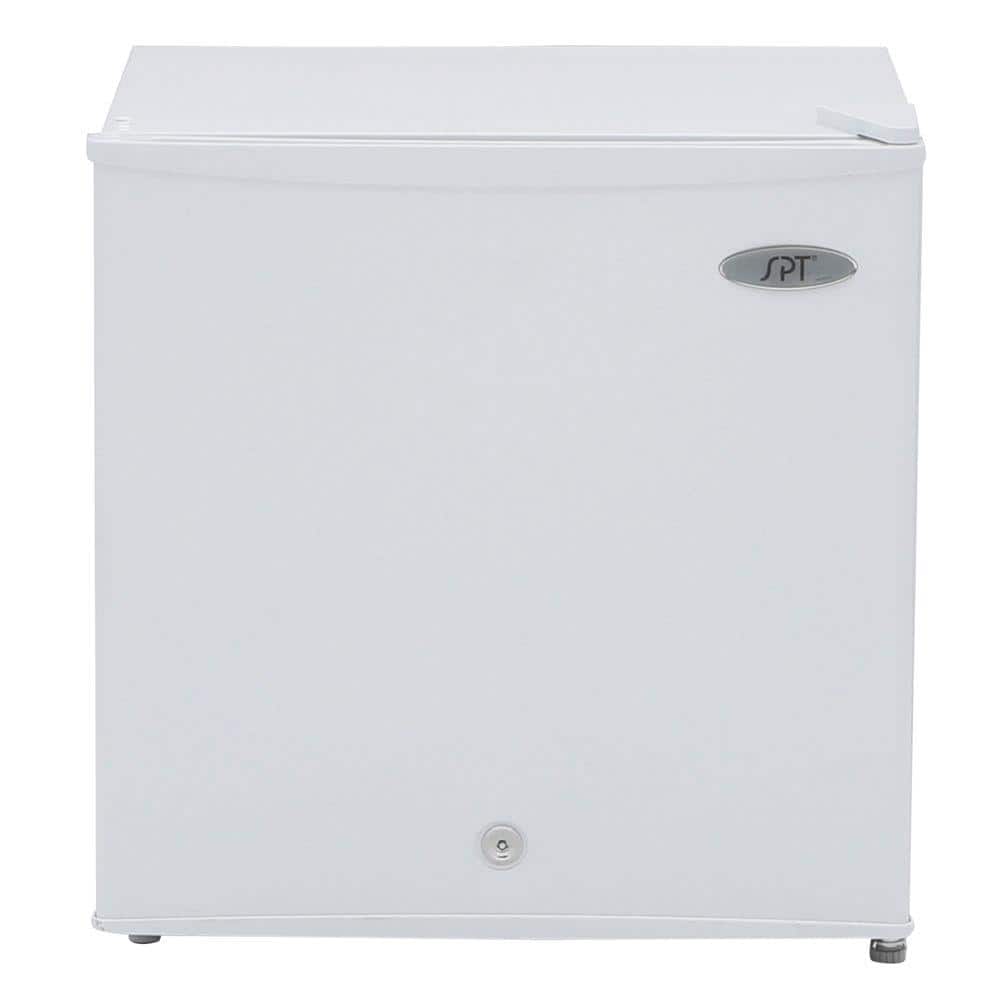 SPT 1.1 cu. ft. Upright Compact Freezer in White, Energy Star