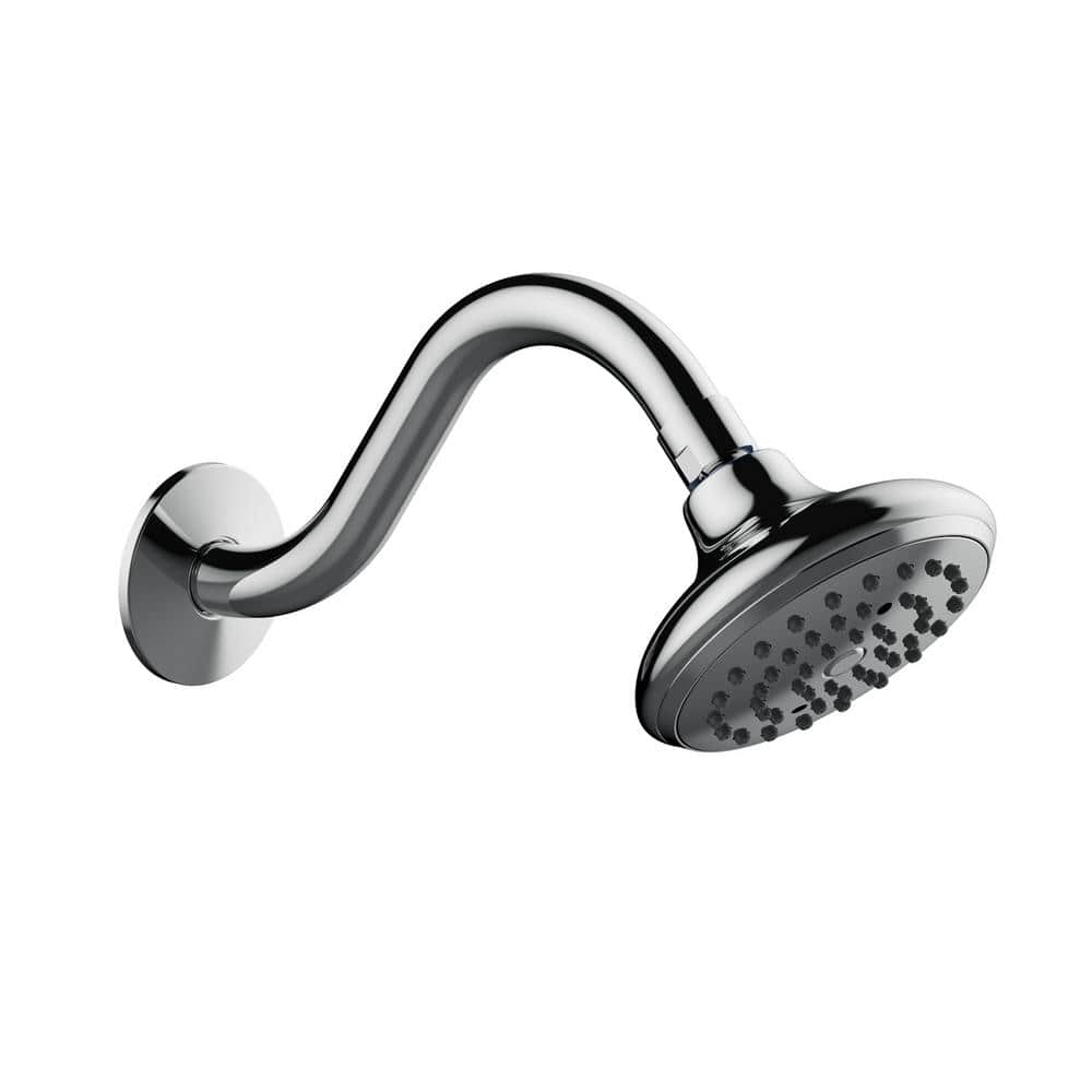 Polished Chrome Wall Mounted Bath and Shower Trim Set