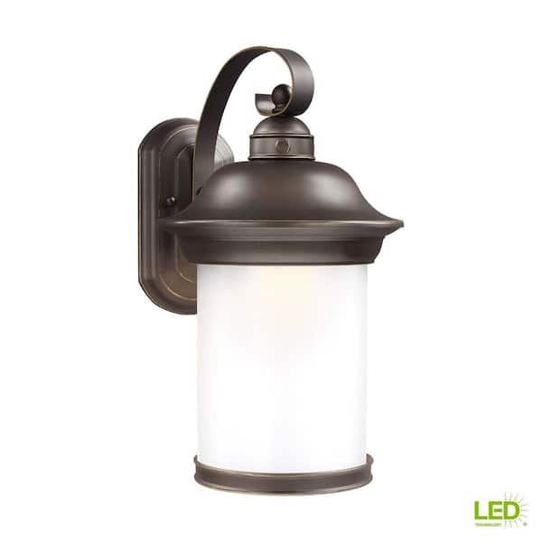 Cascadia Nautical 20.5-in H Burnished Bronze Post Light Cascadia Nautical 20.5-in H Burnished Bronze Post Light