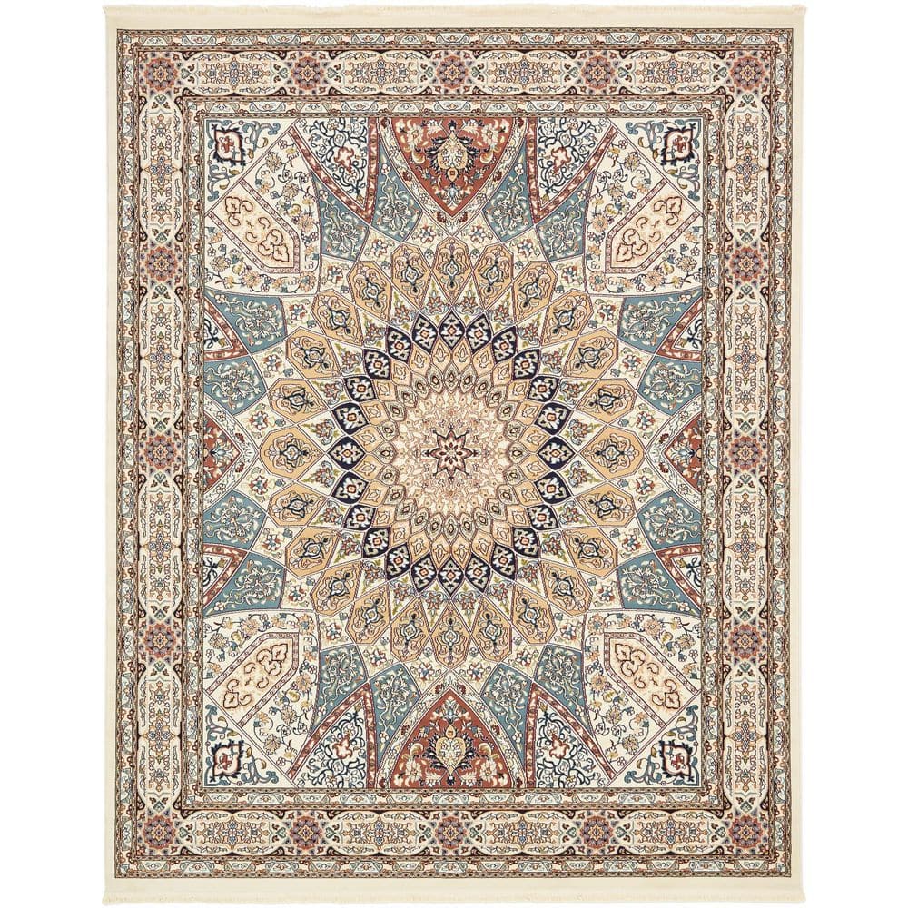 Unique Loom Narenj Collection Area Rug - Adams (7 ft. 10 in. x 10 ft ...