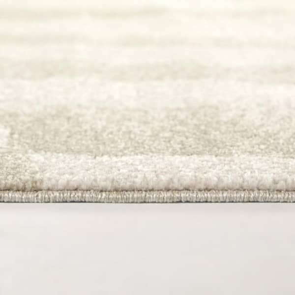 Kylan Beige 7 ft. 10 in. x 10 ft. Abstract Area Rug