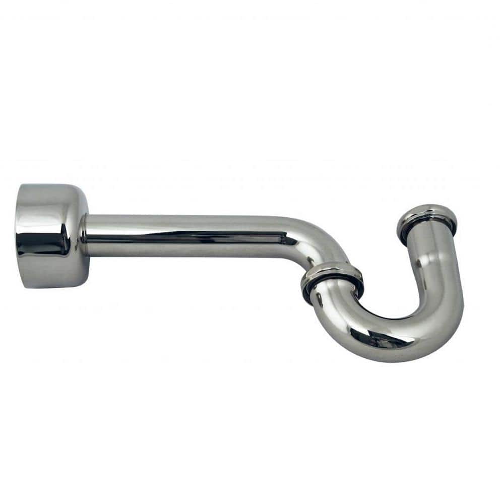 1-1/2 in. x 1 ft. Brass P-Trap Pipe with High Box Flange in Polished Chrome price history on PriceWatchPro