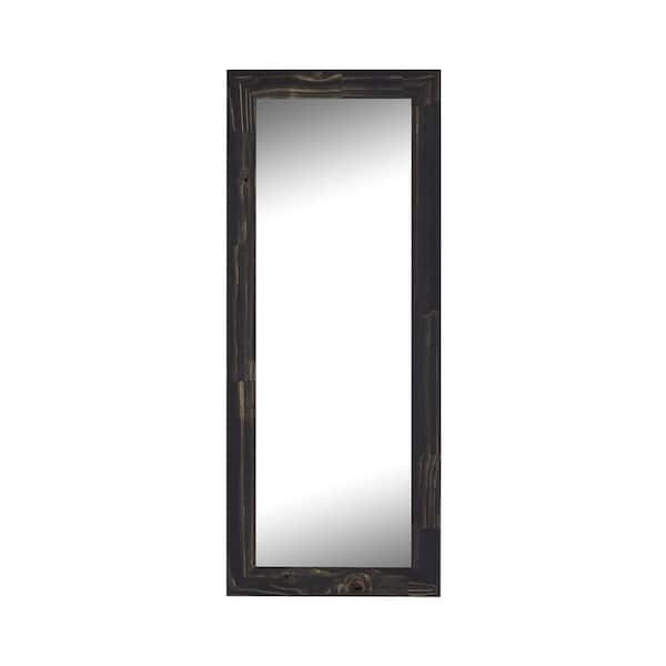 Hitchcock Butterfield Yosemite 31.5 in. x 67.5 in. Rustic Rectangle Framed Black Full-Length Decorative Mirror