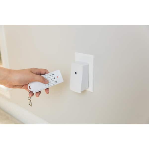 Woods 13-Amp Outdoor Plug-In Wireless Remote Socket Single-Outlet Control,  Black 32555WD - The Home Depot