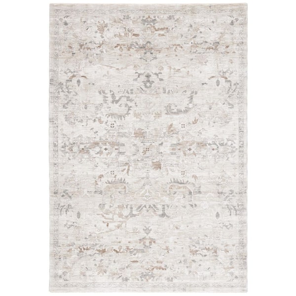 Mason 9 ft. x 12 ft. Green/Beige Abstract Distressed Area Rug