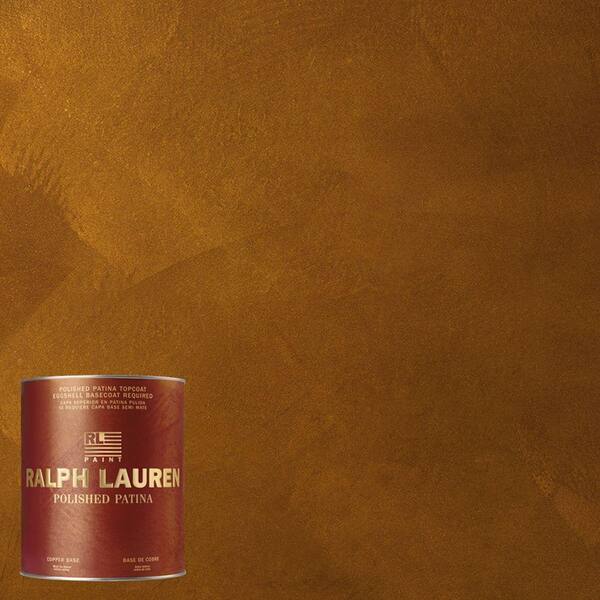 Ralph Lauren 1-qt. Dutch Gold Copper Polished Patina Interior Paint Basecoat
