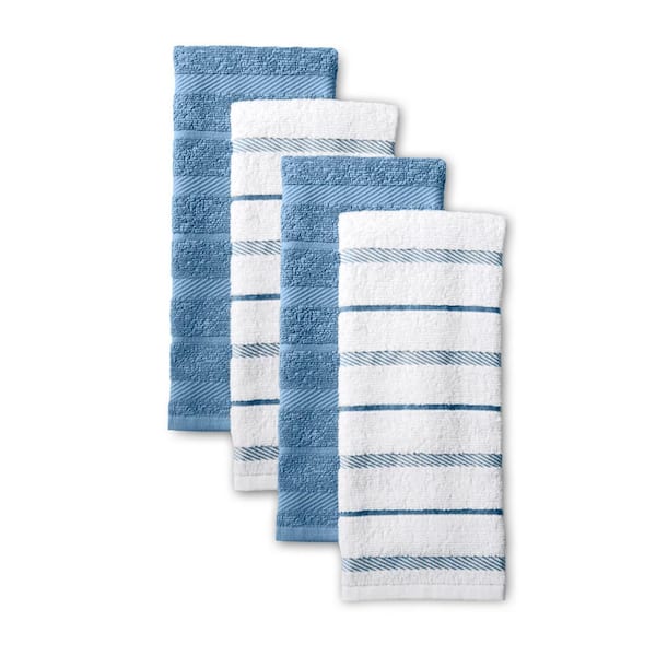 KitchenAid Albany Blue Kitchen Towel Set (Set of 4)