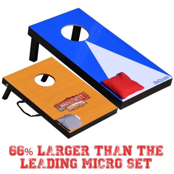 Backyard Games Outdoor Tailgate Patio Cornhole Bean Bag Toss Game Set Micro NEW 