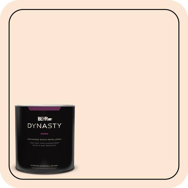 BEHR DYNASTY 1 qt. #270C-1 Naive Peach Eggshell Enamel Interior Stain-Blocking Paint and Primer