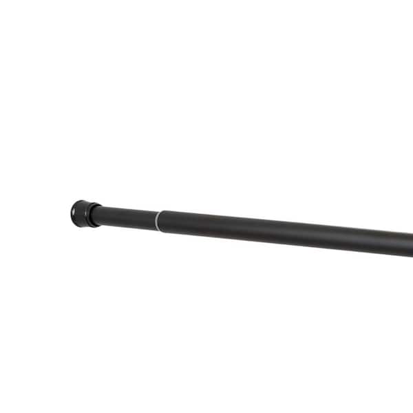 m MODA at home enterprises ltd. 41 in. to 76 in. Tension Rod in Black