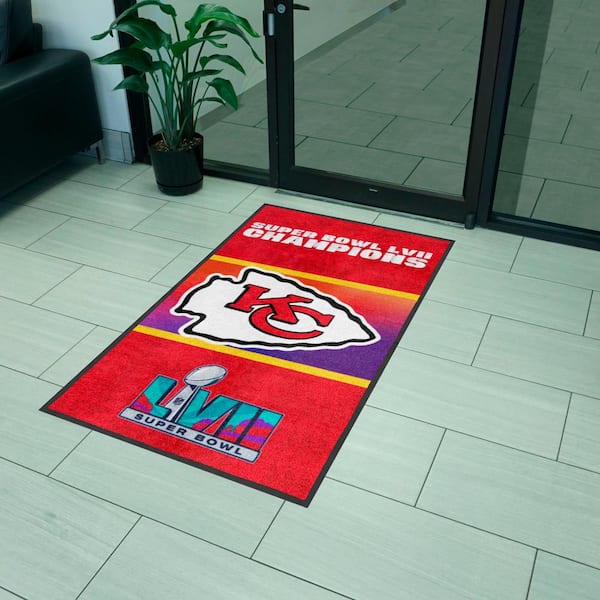 FANMATS Kansas City Chiefs Super Bowl LVII Champions Red 3X5 High