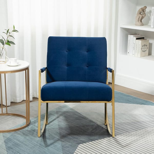 navy blue comfortable chair