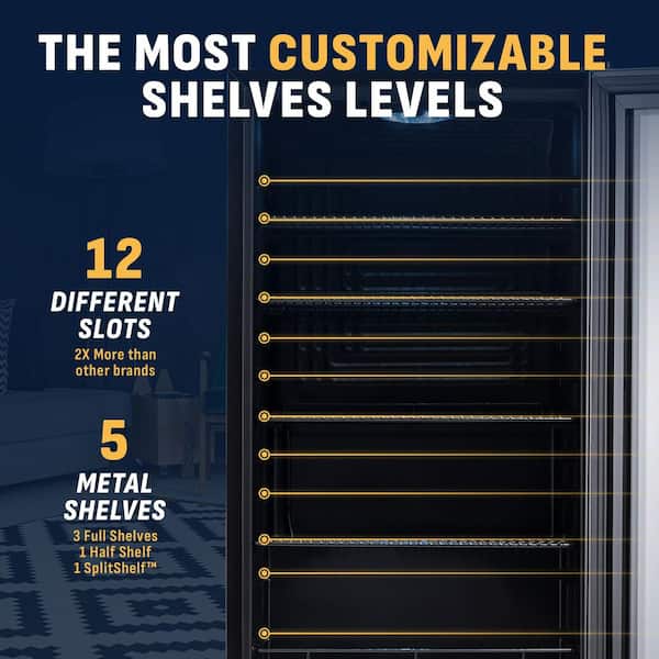 Beers of the World 19 in. 126 (12 oz.) Can Icy Cold Down to Frosty 37° Freestanding Beverage Cooler - Custom Designed