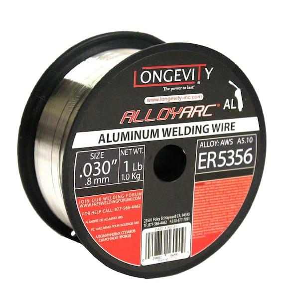 Longevity 5356 0.030 in. Alloy Arc MIG 1 lb. Wire