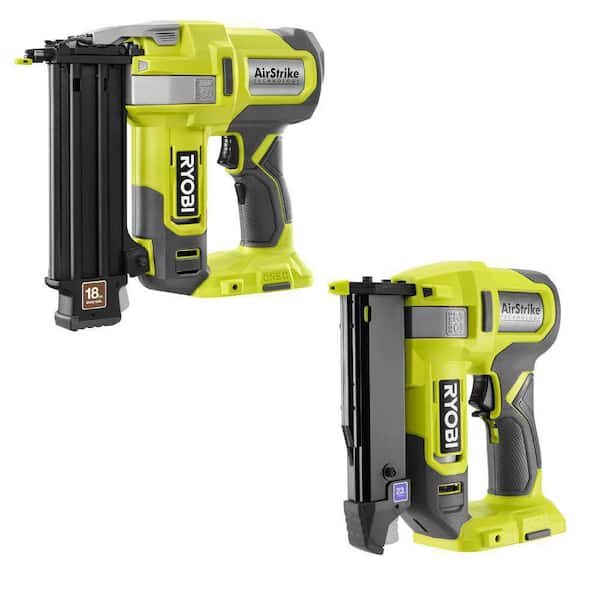 RYOBI ONE+ 18V 18-Gauge Cordless AirStrike Brad Nailer with ONE+