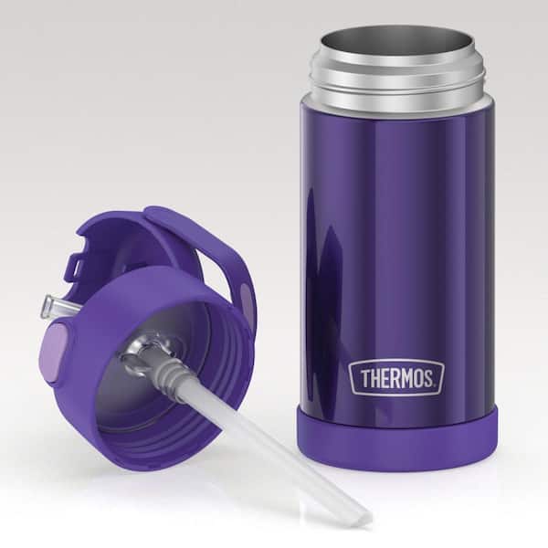 Thermos 12 oz. Stainless Steel Non-Licensed FUNtainer Bottle Purple/Pink 