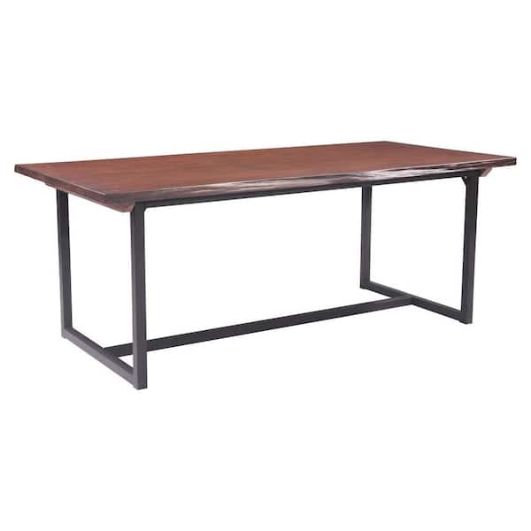 ZUO Papillion Distressed Cherry Oak Dining Table
