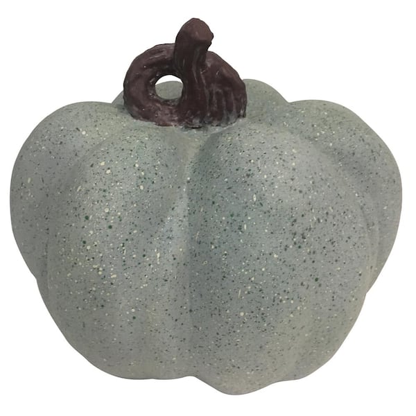 8.5 in. Harvest Pumpkin in Gray