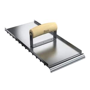 Target 13-1/2 in. x 6 in. Steel Ramp Groover with Wood Handle