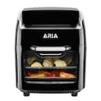 Aria 10 Qt. Black AirFryer with Recipe Book