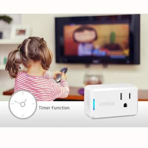 TORK Smart Energy Wi-Fi Indoor Energy Recording 3-Prong 2-Outlet Plug,  Alexa/Google Asst, Remote, Multi-Control and Schedule WFIP2EM - The Home  Depot