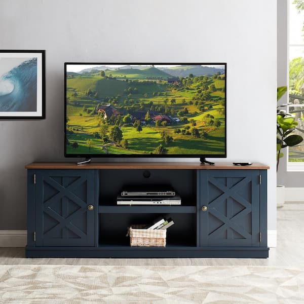 With Walnut Color Desktop Tv Stand, How Tall Is A Tv Console Table