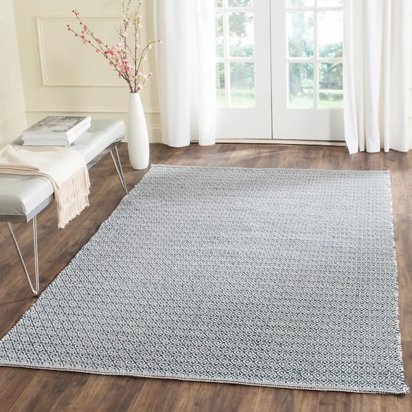 Safavieh Montauk Läufer, Handgewebt Aus Baumwolle, 60x200 Cm, Grau – Flachgewebt & Maschinenwaschbar