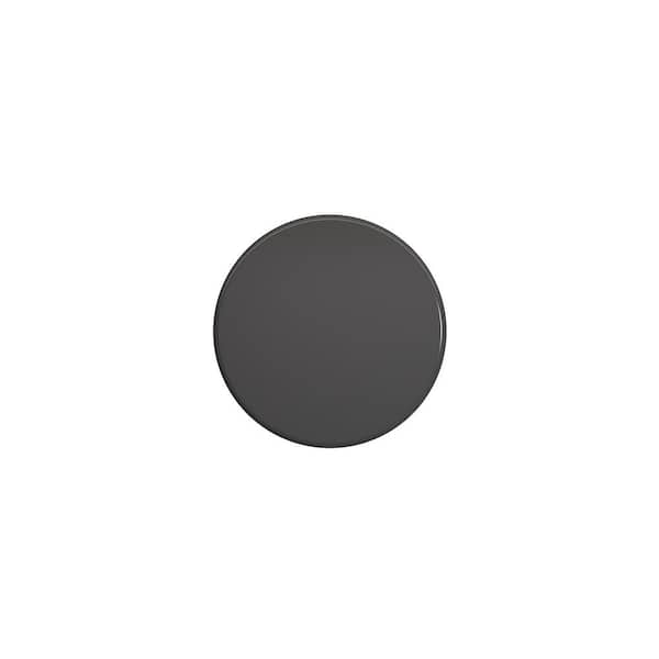 Fireclay Drain Cover for Fireclay Kitchen Sink Strainers in Matte Dark Gray