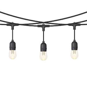 Outdoor 24 ft. Plug-In S14 Bulbs RGB String Light II with Remote Control