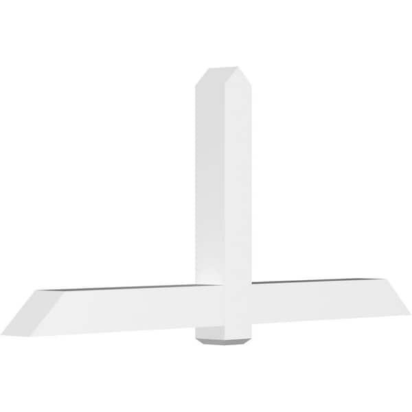 Ekena Millwork Eugene 84 in. W x 38.5 in. H x 6 in. D Signature Polyurethane Bracket